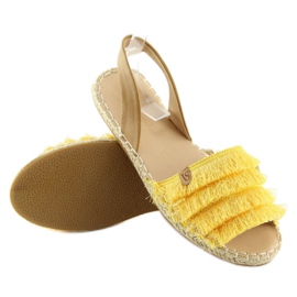 Espadryle w karaibskim stylu żółte 8413 Yellow 1