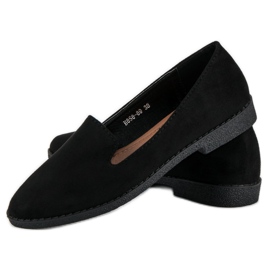 Czarne zamszowe lordsy 2