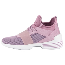 Buty Sportowe VICES fioletowe różowe 3