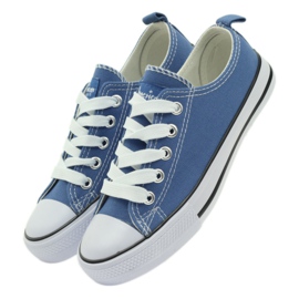 American Club American trampki buty dziecięce tenisówki blue niebieskie 4