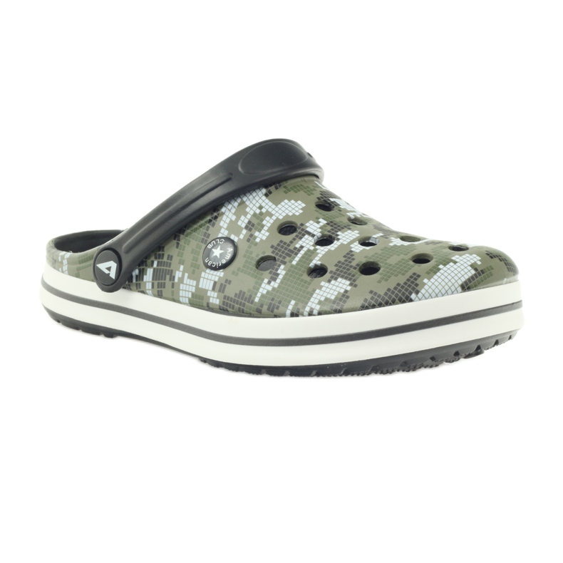 American Club Kroksy clogsy klapki sandały moro białe czarne zielone 1