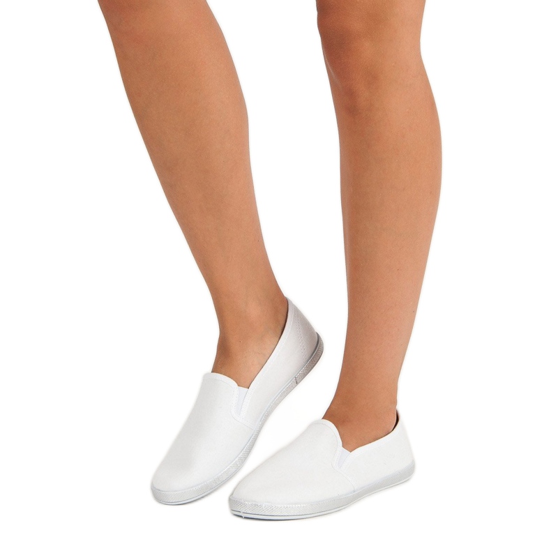 Białe Espadryle MCKEYLOR 1