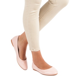 Diamantique Lakierowane baleriny różowe 1