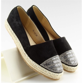 Espadryle damskie czarne H8-102 Black 2