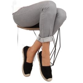 Espadryle klasyczne czarne BB05P black 1