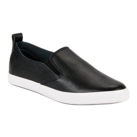 Czarne slipony damskie 2