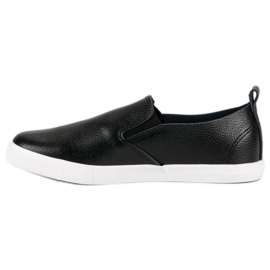 Czarne slipony damskie 3