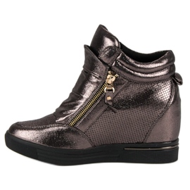 Sneakersy Na Koturnie wielokolorowe 1