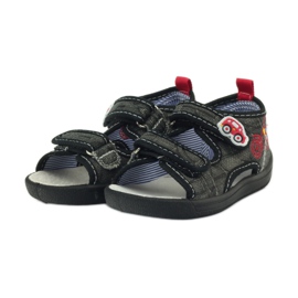 American Club American sandałki buty dziecięce wkładka skórzana czarne szare czerwone 3