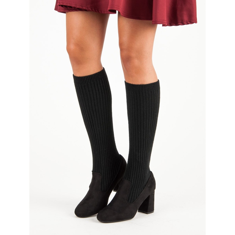 Seastar Dopasowane Kozaki Czarne 2