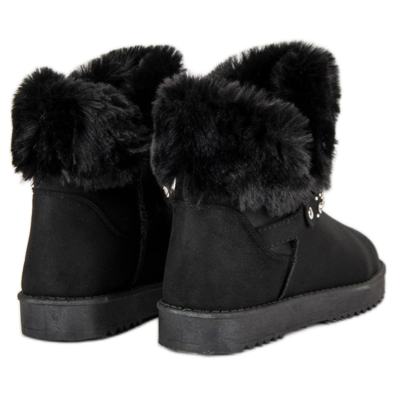 Seastar Mukluki z futerkiem czarne 1