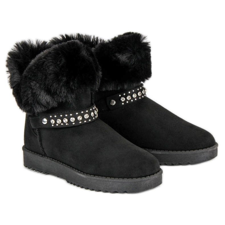 Seastar Mukluki z futerkiem czarne 2