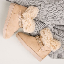 Seastar Mukluki z futerkiem brązowe 1