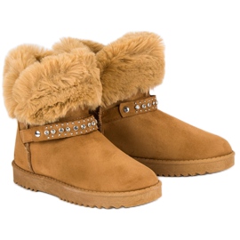 Seastar Mukluki z futerkiem brązowe 2