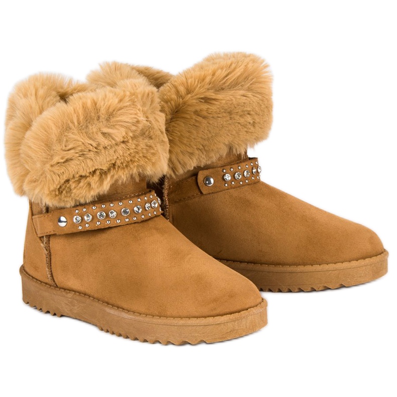 Seastar Mukluki z futerkiem brązowe 2