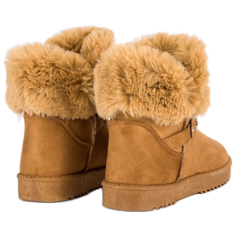 Seastar Mukluki z futerkiem brązowe 1