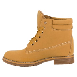 Klasyczne Traperki Damskie brązowe 1