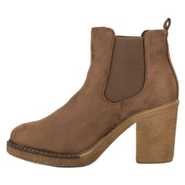 Seastar Botki z ćwiekami brązowe 1