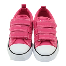 American Club American trampki tenisówki buty dziecięce różowe 4