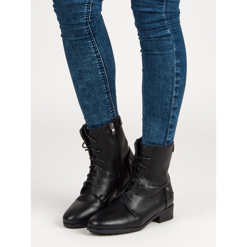 Filippo Casualowe Botki Workery czarne 2