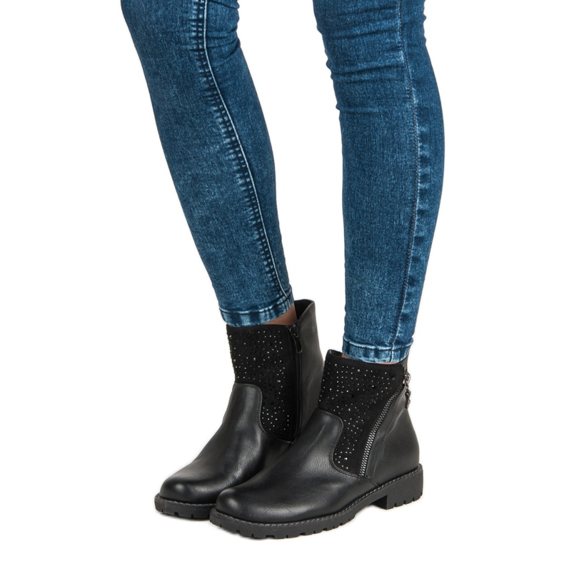 Show It Klasyczne czarne botki 1