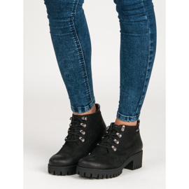 Casualowe Botki VINCEZA czarne 1