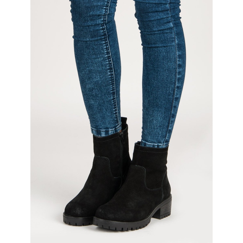 Filippo Czarne botki na obcasie 1