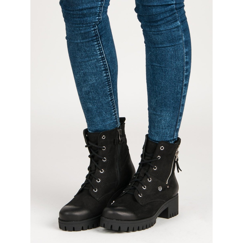 Czarne Workery VINCEZA 1