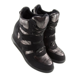 Sneakersy damskie czarne 925-Y Black 2