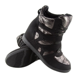 Sneakersy damskie czarne 925-Y Black 1