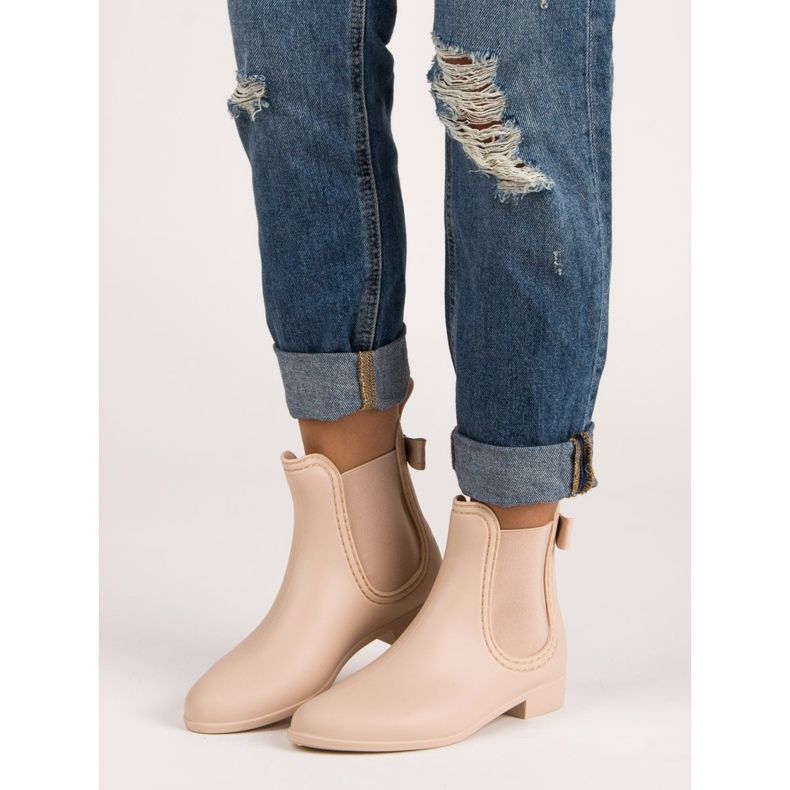 Kalosze damskie vices brązowe 1