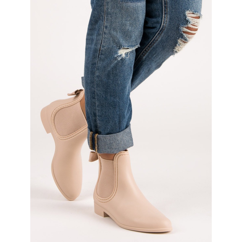 Kalosze damskie vices brązowe 2