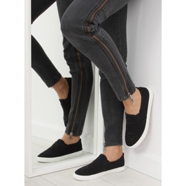 Trampki slip-on czarne BL126P Black 1