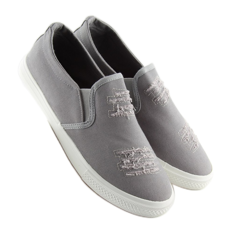 Trampki slip-on szare BL126P Grey 2