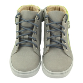 Bartuś trzewiki jesienne na suwak 186 szare/zielone 4