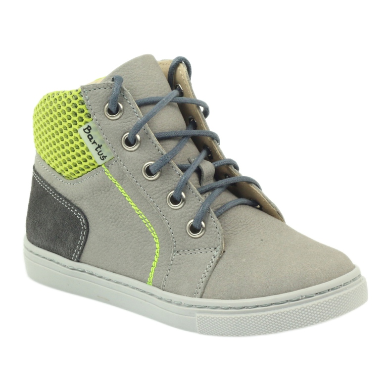Bartuś trzewiki jesienne na suwak 186 szare/zielone 1