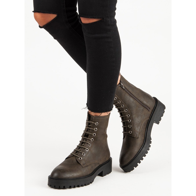 Corina Stylowe workery glany zielone 2