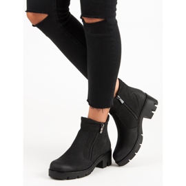 Czarne Botki VINCEZA 2