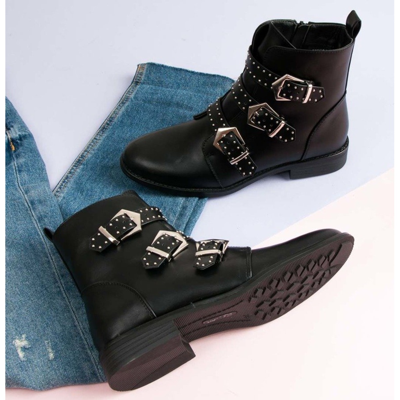 Stylowe Workery VINCEZA czarne 1