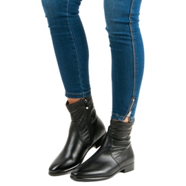 Bella Paris Klasyczne Czarne Botki 1