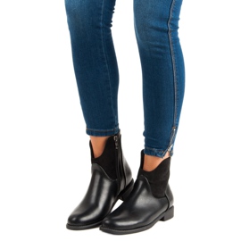 Filippo Stylowe Botki Damskie czarne 2