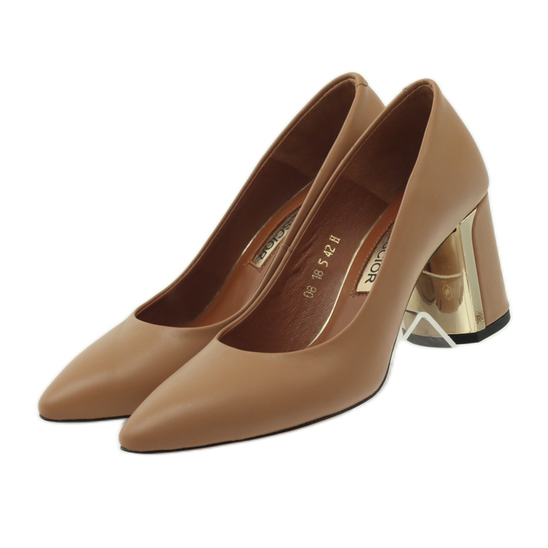 Czółenka Na Słupku Neścior 042-H wielokolorowe 4