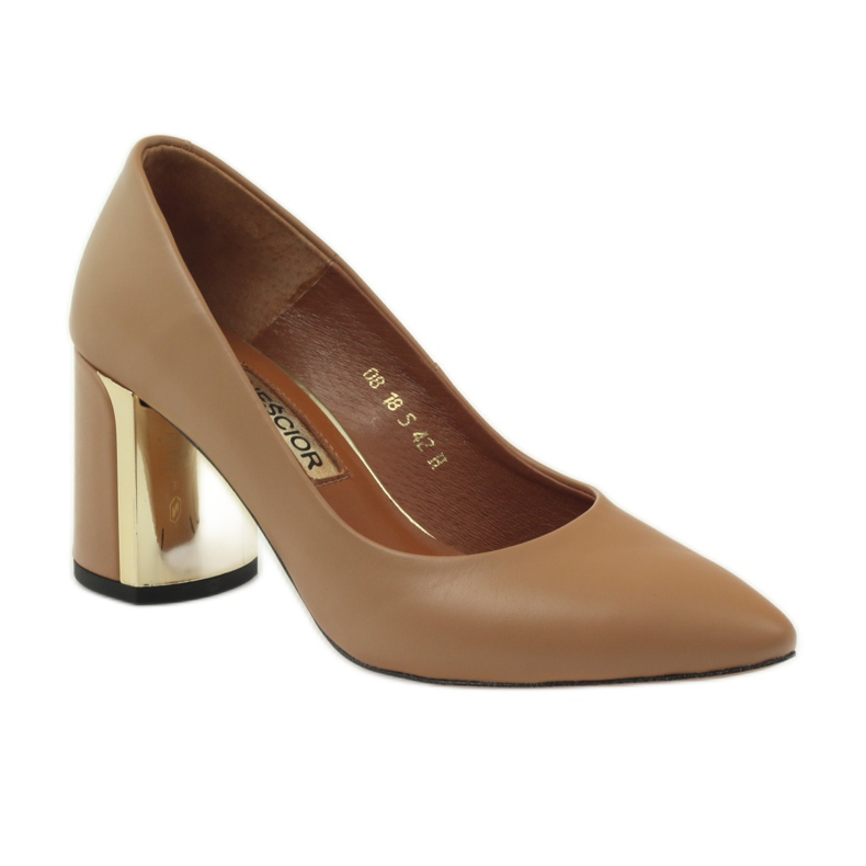 Czółenka Na Słupku Neścior 042-H wielokolorowe 1