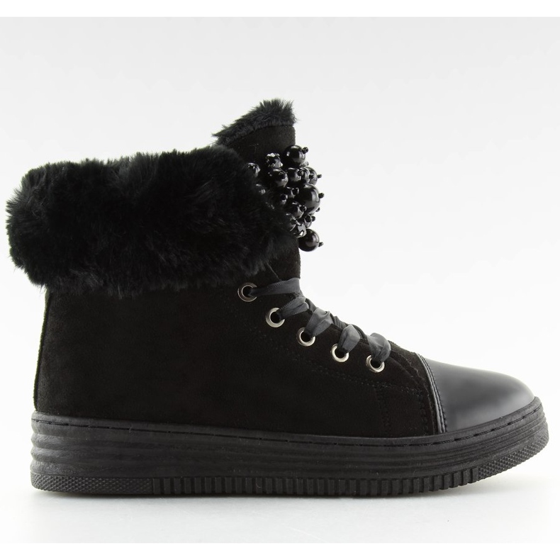 Trampki grubo ocieplane czarne KK-97 Black 2