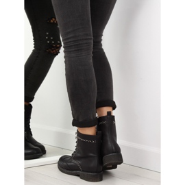 Workery z ćwiekami czarne 432-PA Black 2