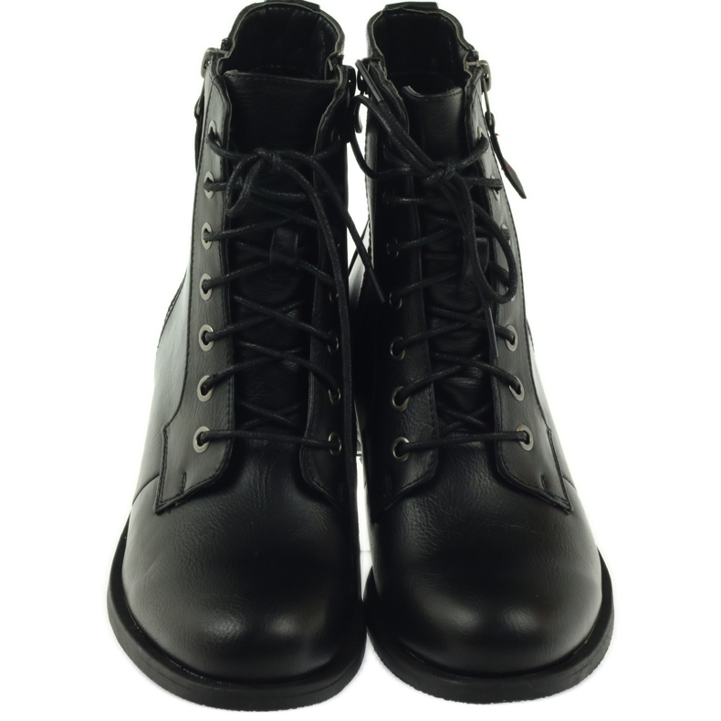 M.Daszyński Workery czarne traperki na suwak SA94 4