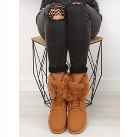 Timberki ocieplane camel BL137P Camel brązowe 2