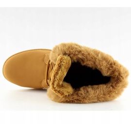 Timberki ocieplane camel BL137P Camel brązowe 1