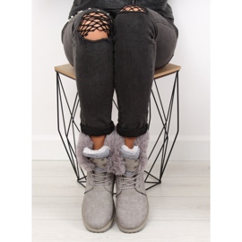 Timberki ocieplane szare BL137P Grey 2