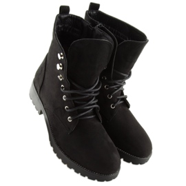 Workery zamszowe czarne NC698 Black 1